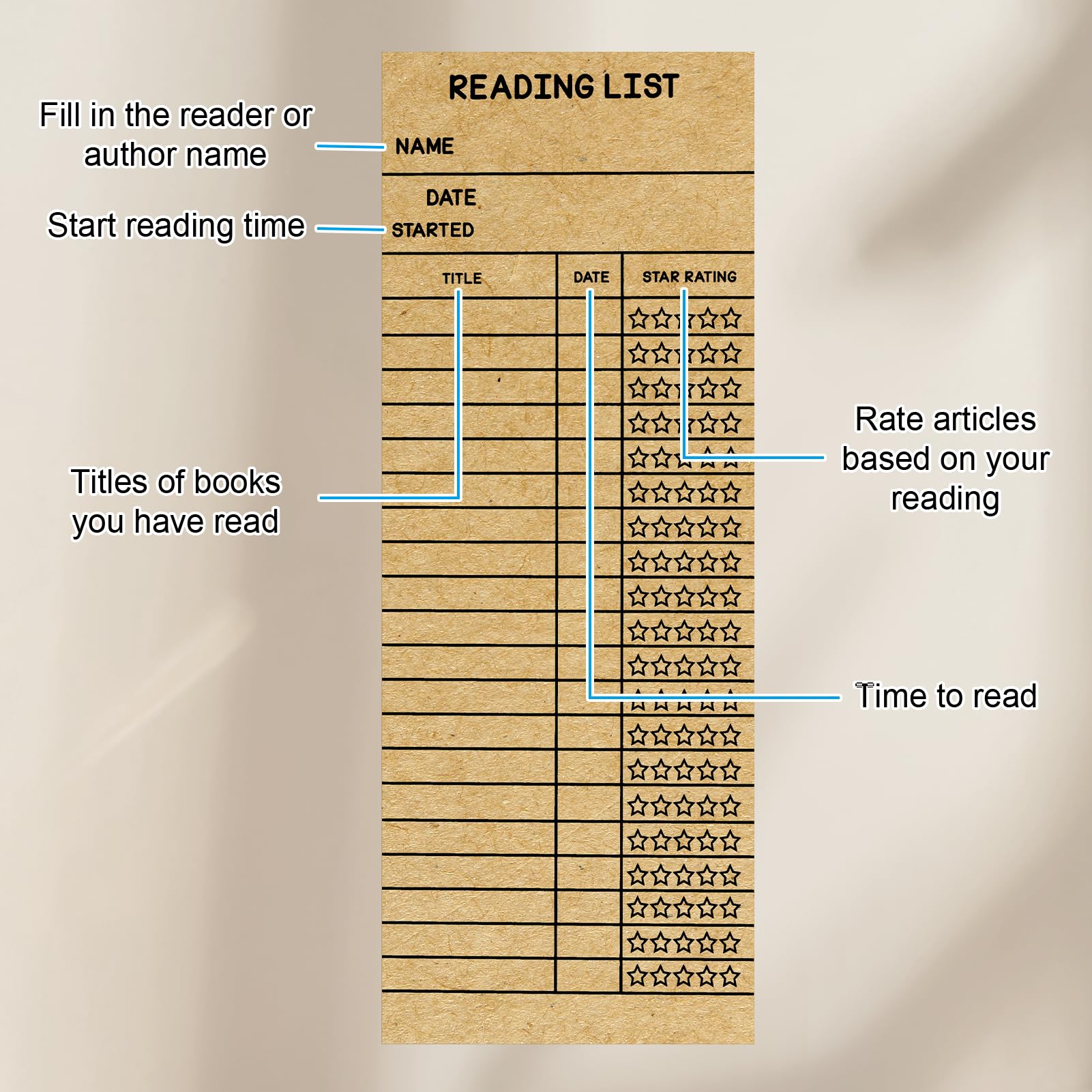 Lista De Libros Para Leer Imprimible, Registro De Lectura, Registro De Lectura, Diario De