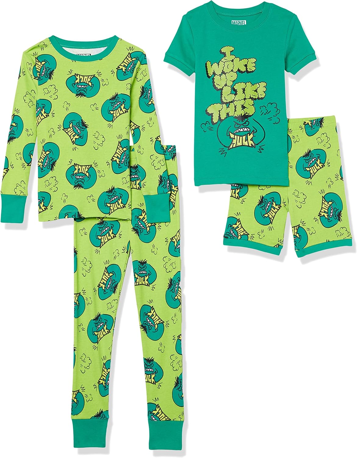 Spotted Zebra Boys' Disney Star Wars Marvel Snugfit Cotton Pajamas