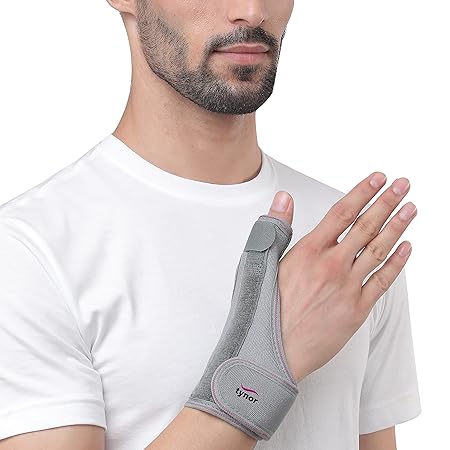 Tynor Thumb Spica Splint, Grey, Universal Size, 1 Unit