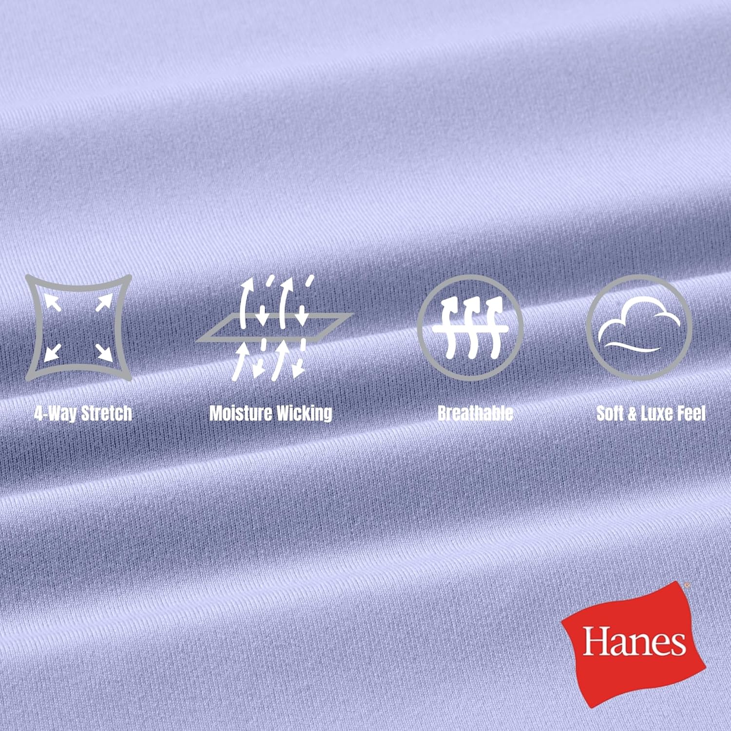 Hanes Womens Leggings Clothing, Moves 7/8 Soft Leggings with Pocket, Moisture Wicking Women's Clothing, Pants, 25" Inseam - Image 4