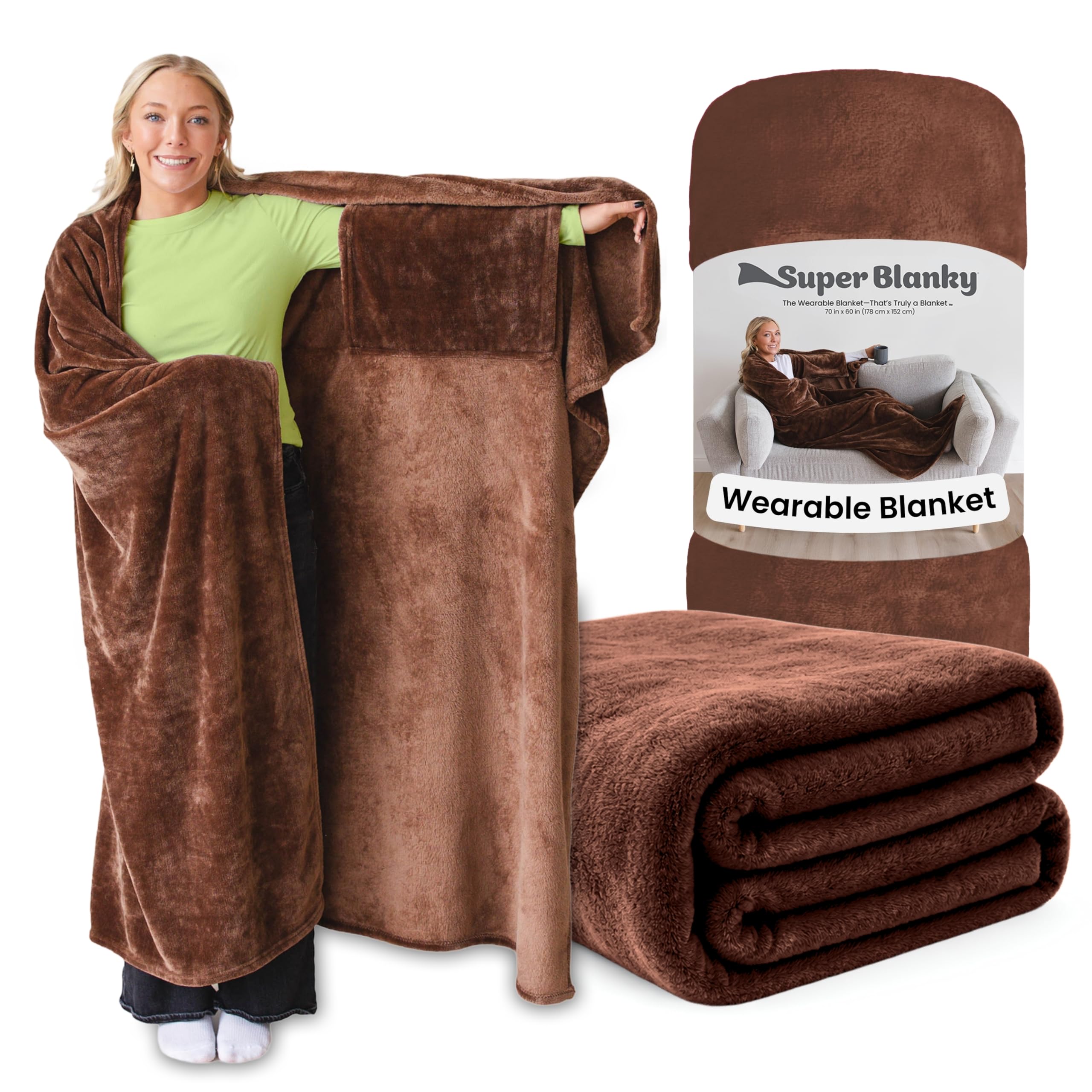 Wearable Blankets for Women, Adult Wearable Blanket Men, Valentine's Day Gifts for Her, Wife Birthday Gift Ideas