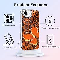Vista 382 de I-MGAE-IN-AR - Funda diseñada para iPhone 12 y 12 Pro, diseño de mariposa plateada brillante, funda protectora de poliuretano termoplástico, suave
