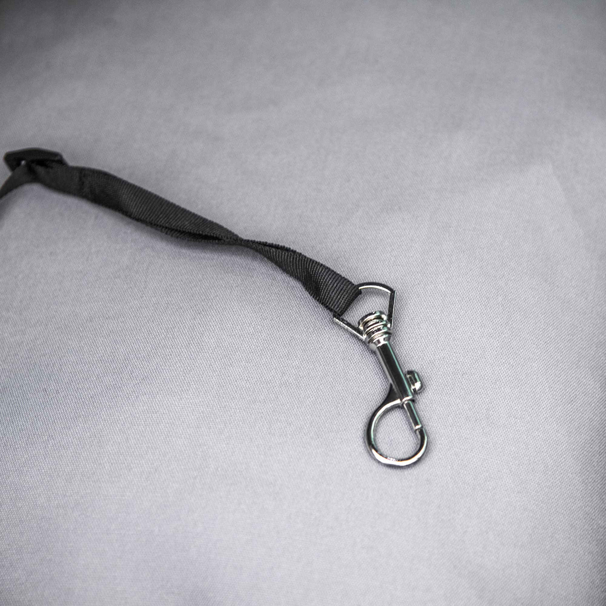 PawHut Seggiolino Auto per Cani di Piccola Taglia, Cuccia per Auto in Cotone Sfoderabile e Lavabile con Cinture di Sicurezza, Grigio Scuro
