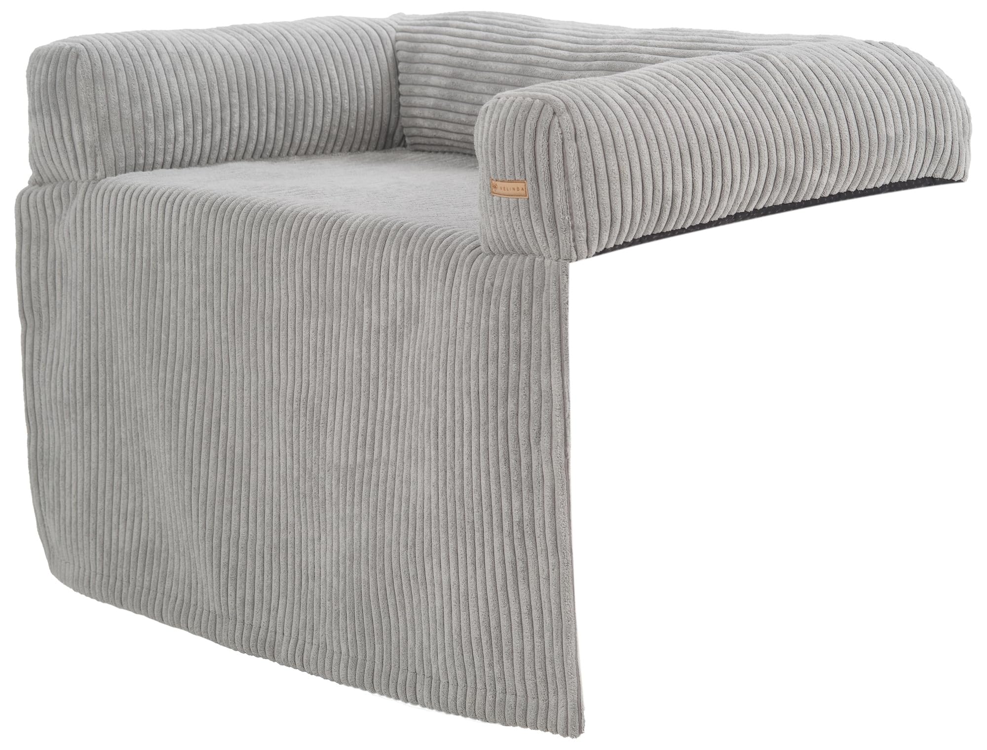Cuccia Divano Letto per Cani Animali Domestici Cuscino Lettino Morbido (Colore: Grigio (Velluto a Coste))