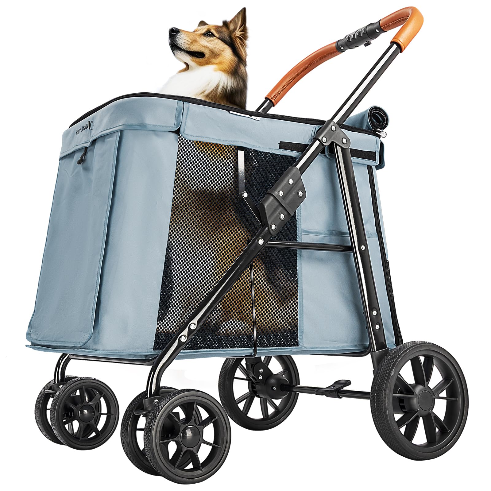 Amazon.co.jp: Joyfultails ペットカート 大型犬 中型犬 多頭用