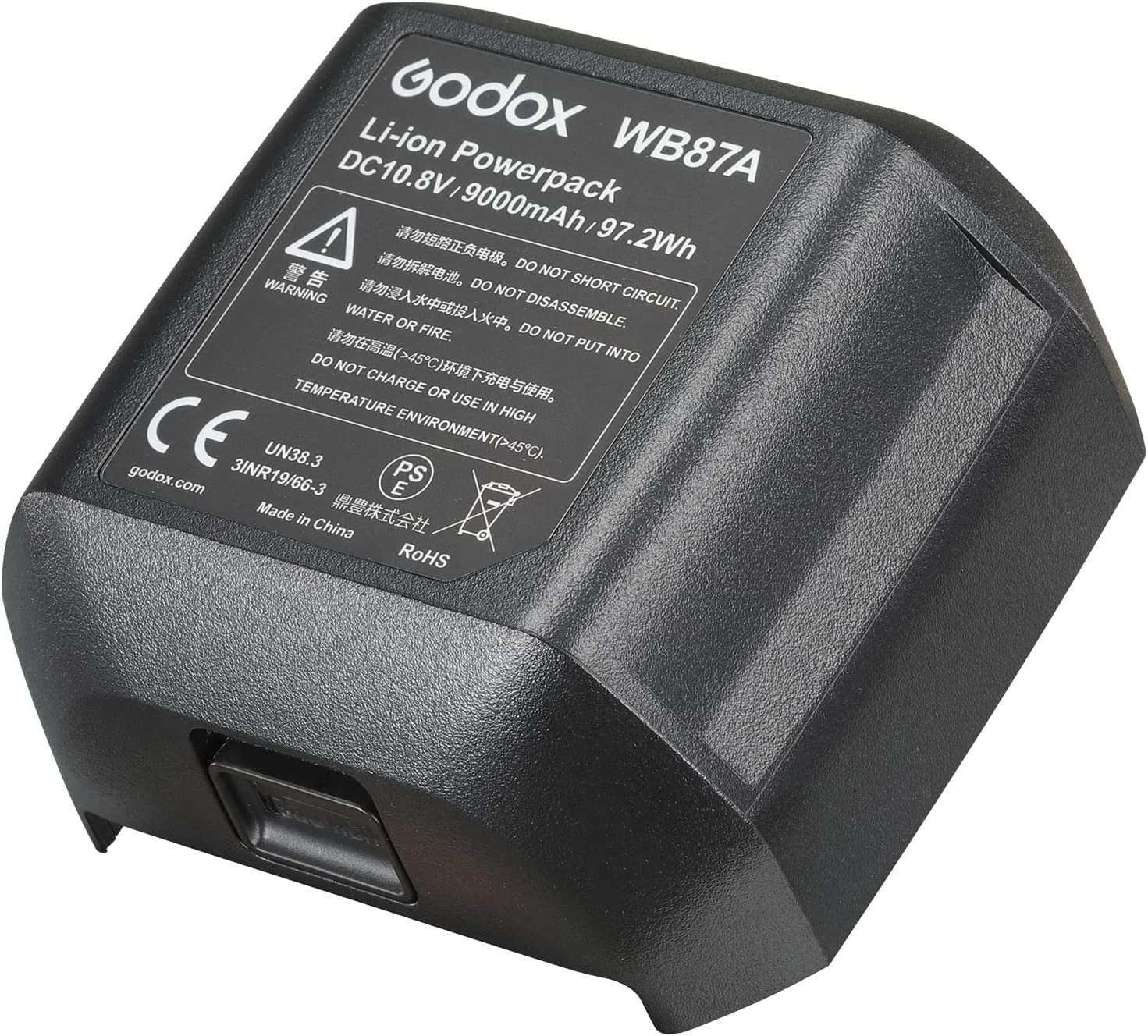 Amazon.com: GODOX WB87A Battery Pack 10.8V/9000mAh for AD600 