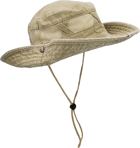 Miniatura 7 de Sombrero de verano para senderismo, campamento, pesca, operador, camuflaje militar, para hombre o mujer