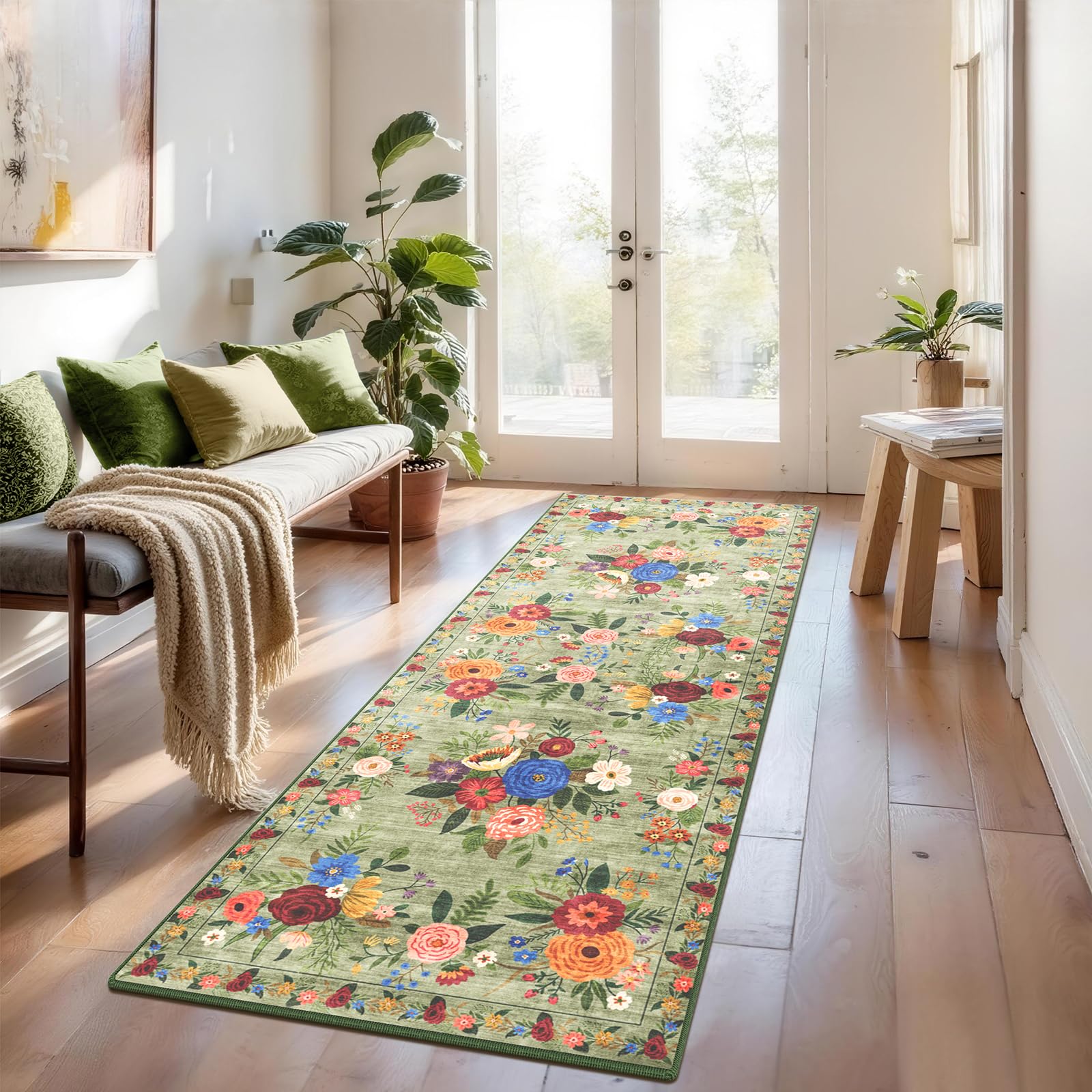 BYBSRLL Teppich Boho Wohnzimmer