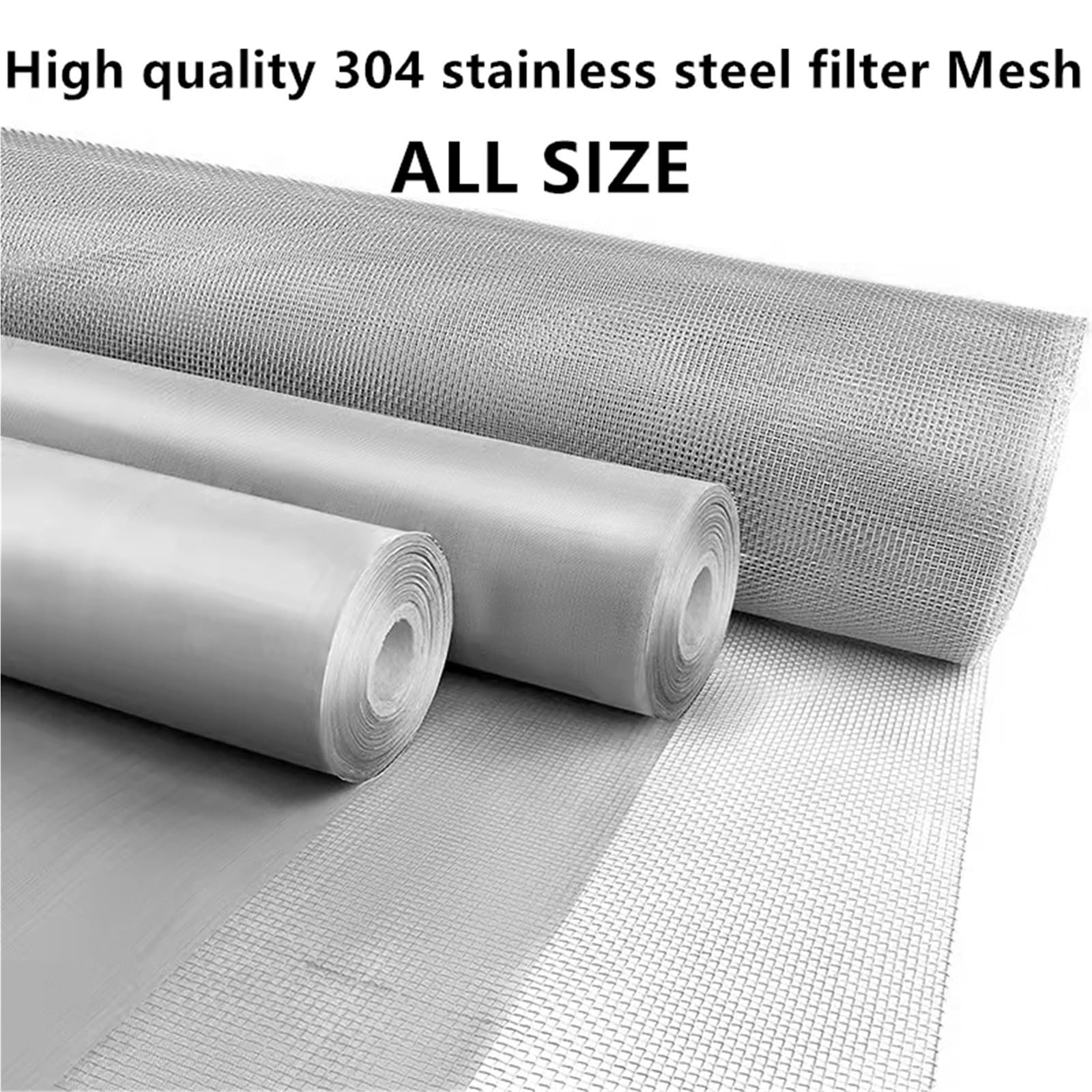 Sito do mąki 4-500 oczek, wszystkie rozmiary 304 stal nierdzewna filtr siatka druciana tkana płyta sitowa sito pieczenia(150 Mesh 110micron,30cm by 1meter)