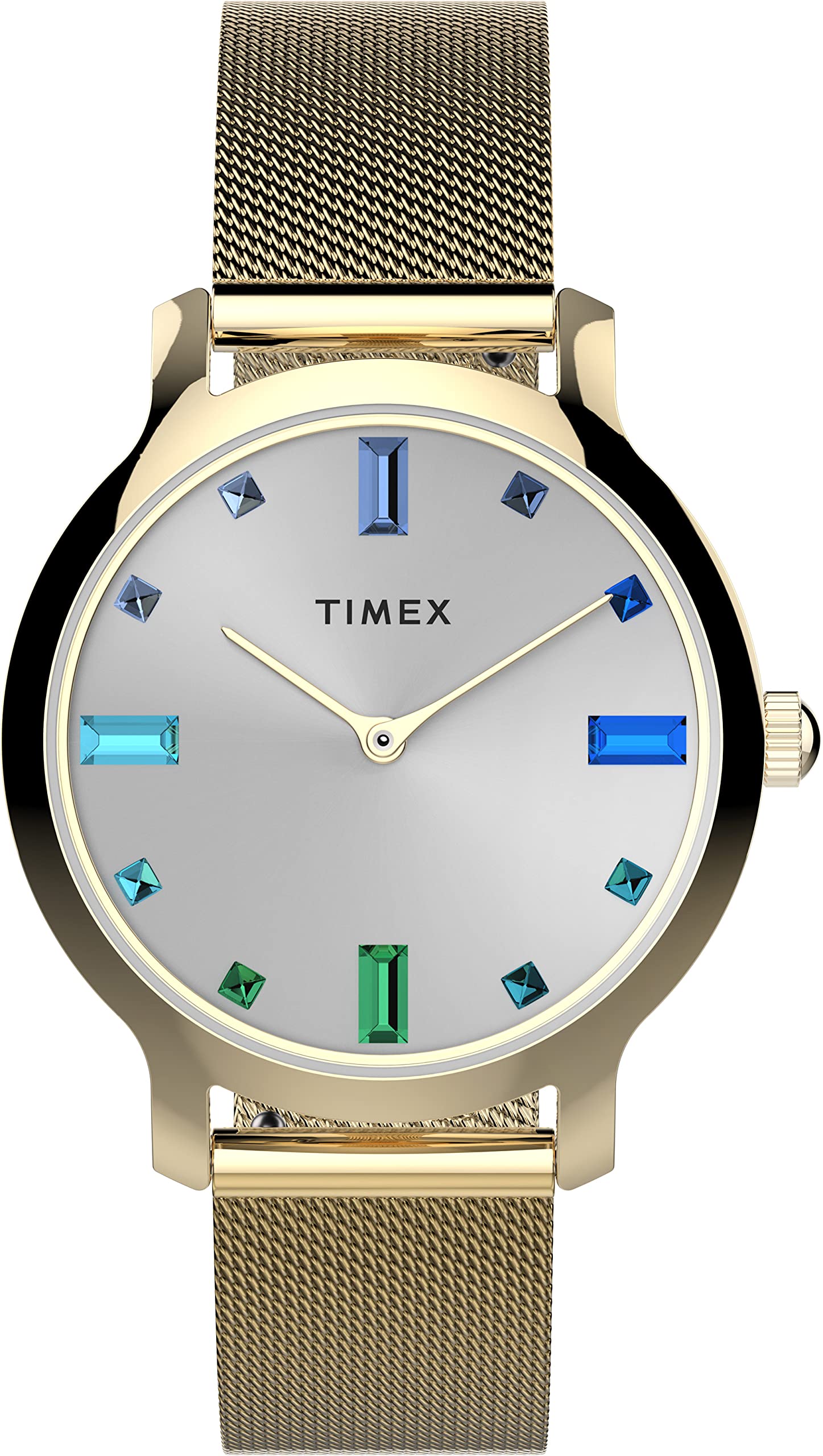 TIMEX Stainless Steel 3 Hands Women Analog White Dial Coloured Quartz Watch, Round Dial with 31 Mm Case Width - Tw2U86900Uj, Bandcolor-Gold (B0C1K5K4K8) Amazon Price History, Amazon Price Tracker