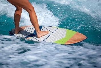 ZUP 4'11 WAKESURF Wakeboard with EVA Foam Grip Pad, Kneeboard, Wakeskate, Water Sports and Surf Board for Beginner and Intermediate Riders