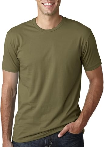 NEXT LEVEL Mens Fitted Tee\u003eS Military 
