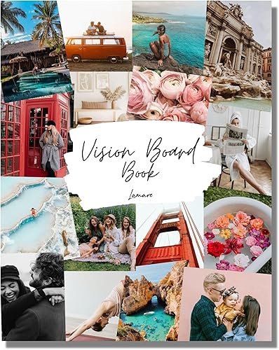 Miniatura 1 de Lamare Vision Board Book - Más de 1000 imágenes y citas de tablero de visión, kit de tablero de visión para mujeres, revistas para tablero de