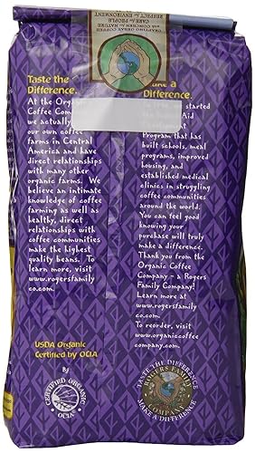 Miniatura 2 de The Organic Coffee Co. Whole Bean, Java Love, bolsa de 12 onzas (paquete de 6)