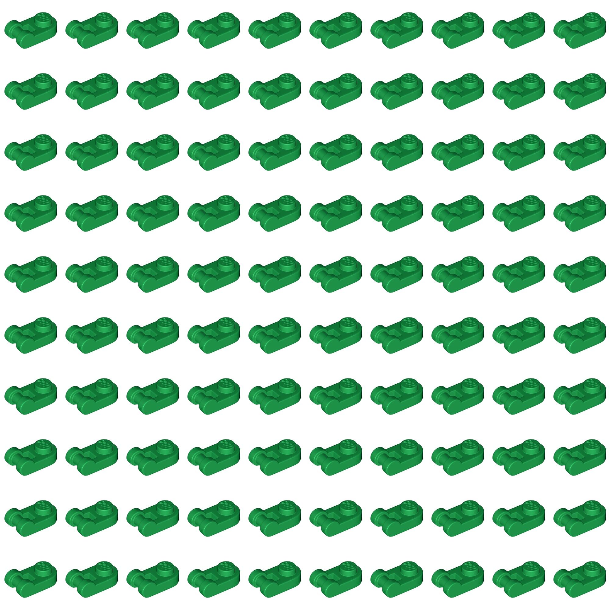 LEGO Plate, Round 1 x 1 with Bar Handle, Part 26047 (Green, 10, Bricks) โ image 1