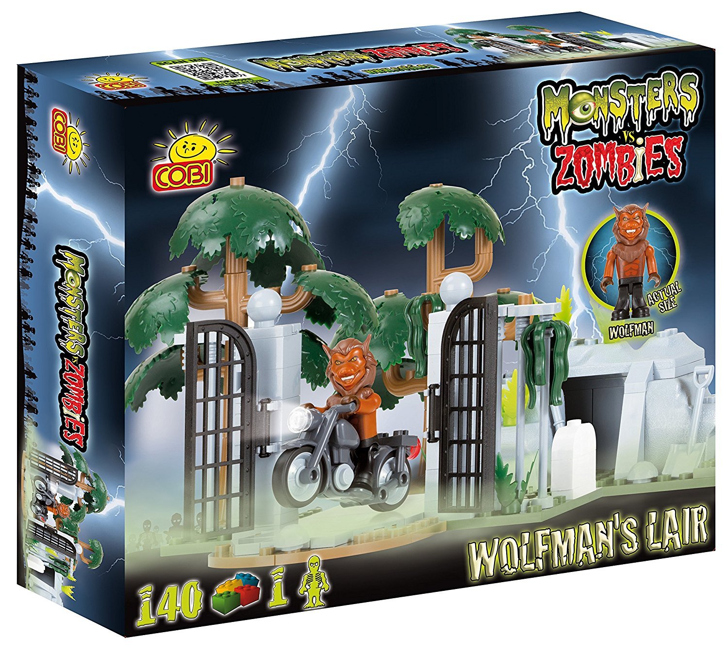 COBI Monsters vs Zombies Wolfman's Lair Board Game