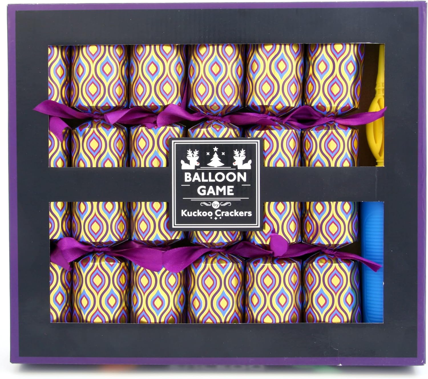 Kuckoo Crackers 6 x 12inch Balloon Game Christmas Crackers Amazon