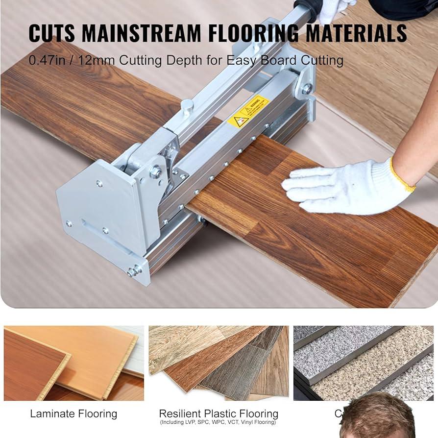 Floor Cutter 330mm, Cuts Vinyl Plank, Laminate, Engineered Hardwood, S U2013 Simply Wholesale