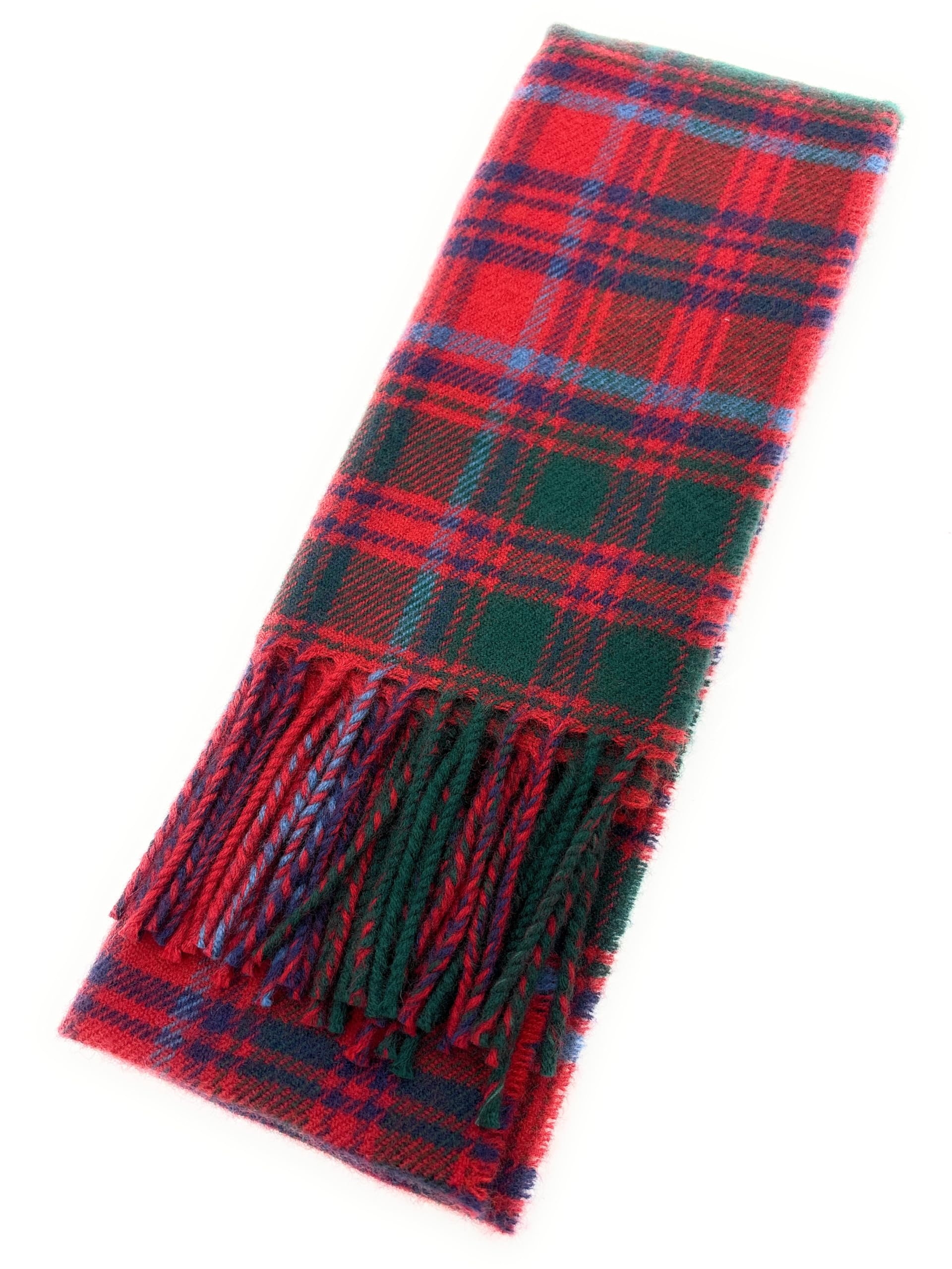 Scottish Essence Unisex Grant Scottish Lambswool Tartan Scarf, Made In Scotland (Grant)