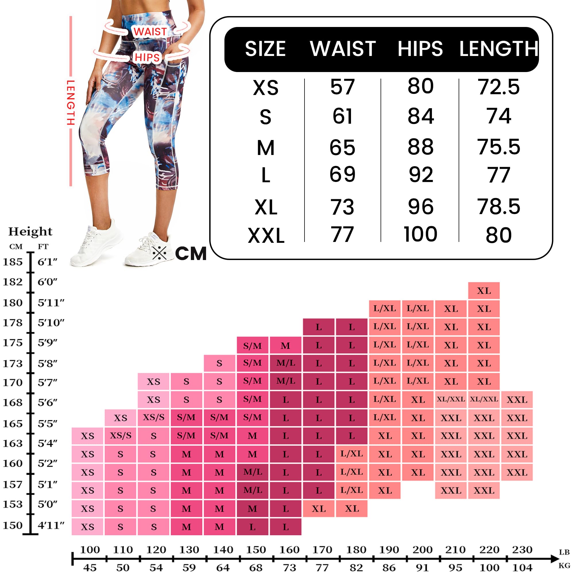 Legging de sport 3/4 pour femme avec poches, pantalon de sport 3/4 opaque, pantalon de fitness, pantalon de course pour femme