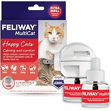 FELIWAY Multi-Cat Soothing Diffuser Kit and 1 Pack Refill