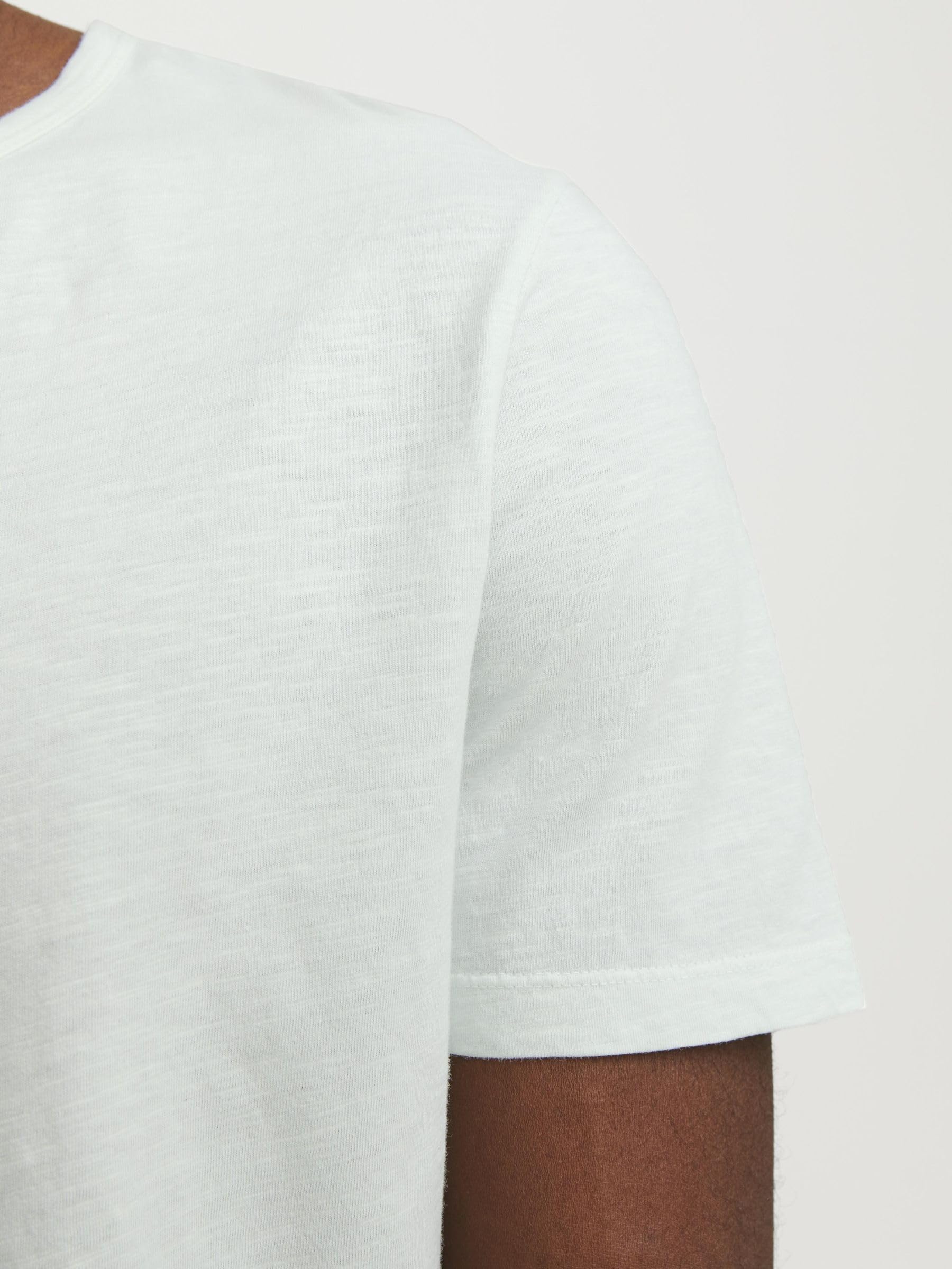 JACK & JONES T-Shirt Melange Split Neck