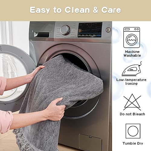 Miniatura 5 de MYSKY HOME Funda de sofá de gran tamaño para sofá de 3 cojines, apta para mascotas, funda de sofá en forma de L, funda de sofá seccional