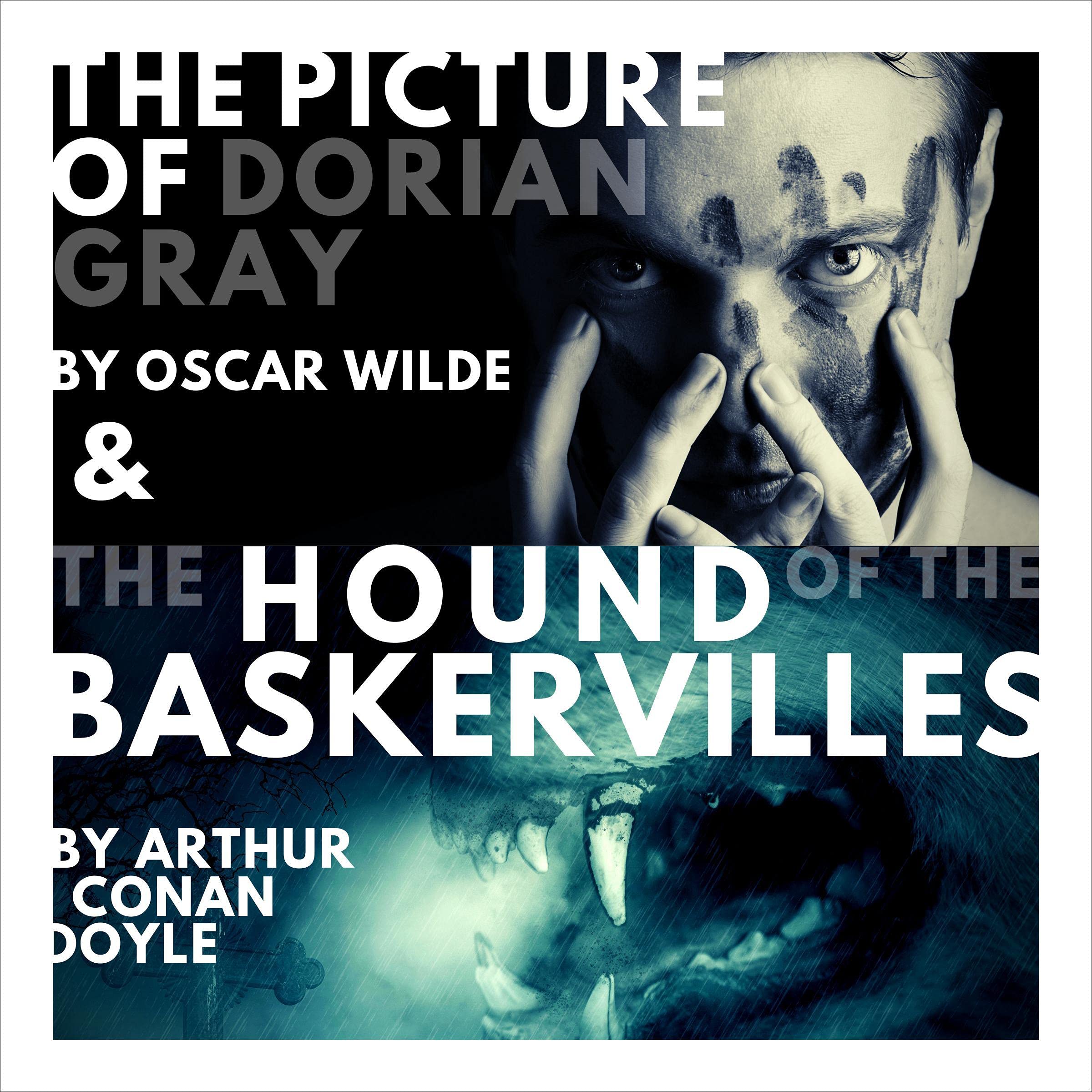 Cover art for The Picture of Dorian Gray and The Hound of the Baskervilles