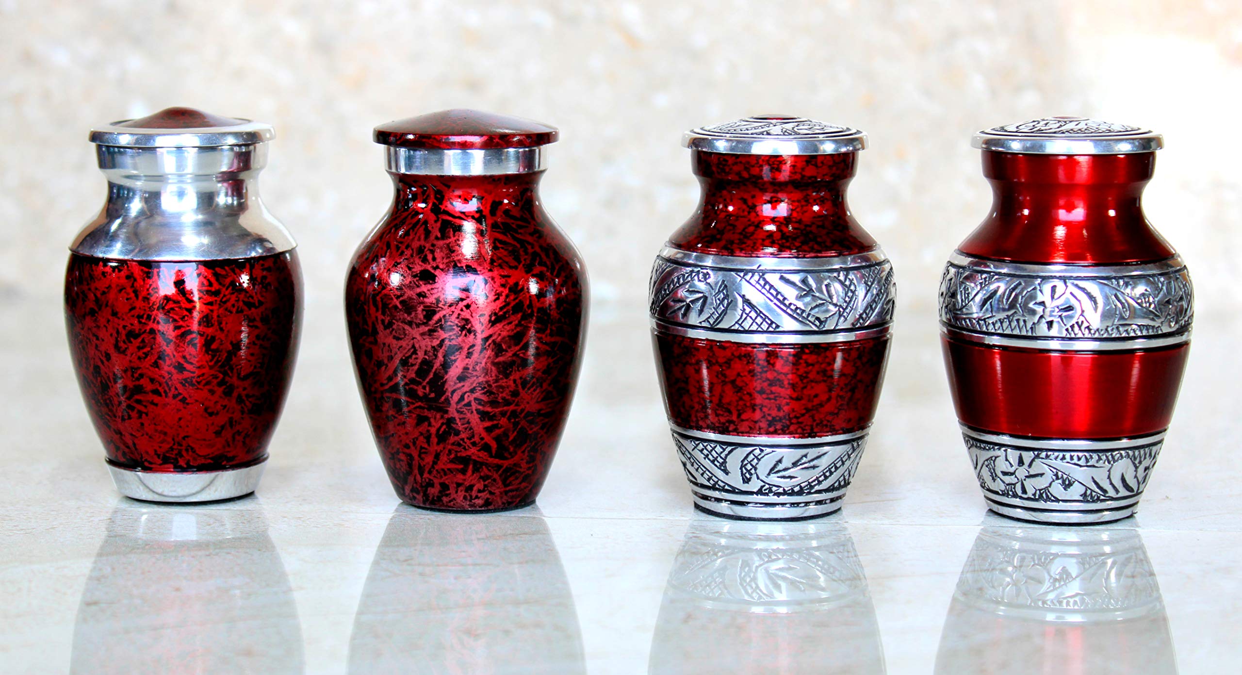 eSplanade Mini urna funeraria in metallo a forma di cuore