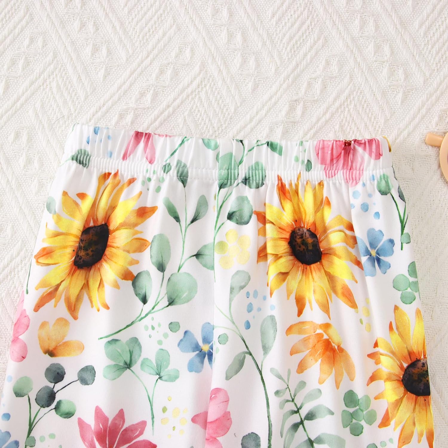 IZYJOY Big Sister Outfit Toddler Baby Girl Big Sis Announcement Hoodie Sweatshirt Floral Pant Set Fall Winter 2Pcs Clothes - Image 6