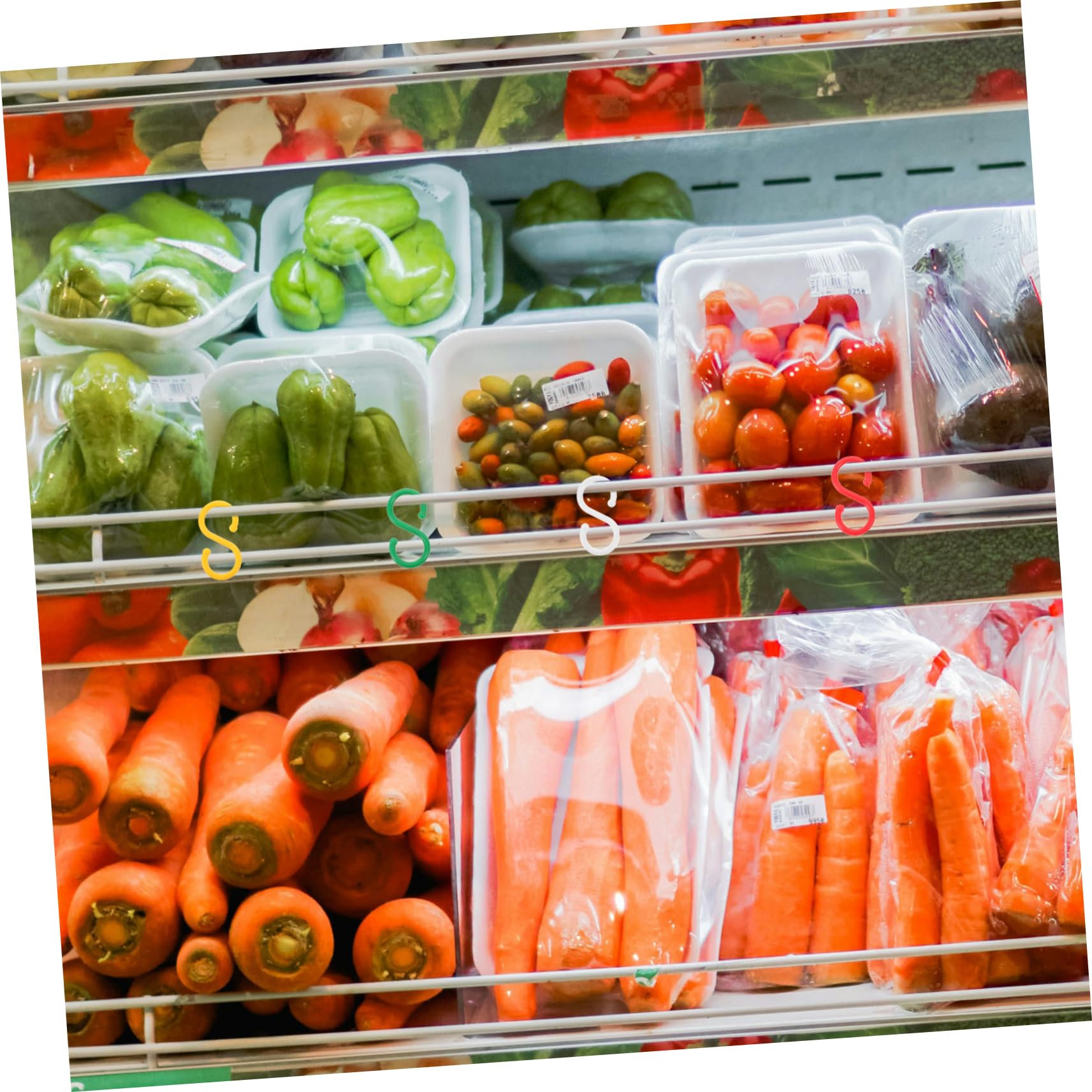 BUGUUYO 100pcs Plastic s Hooks Heavy Duty Kitchen Hanging Rack for Snacks Jewelry Samples Outdoor Light String Lights Decor