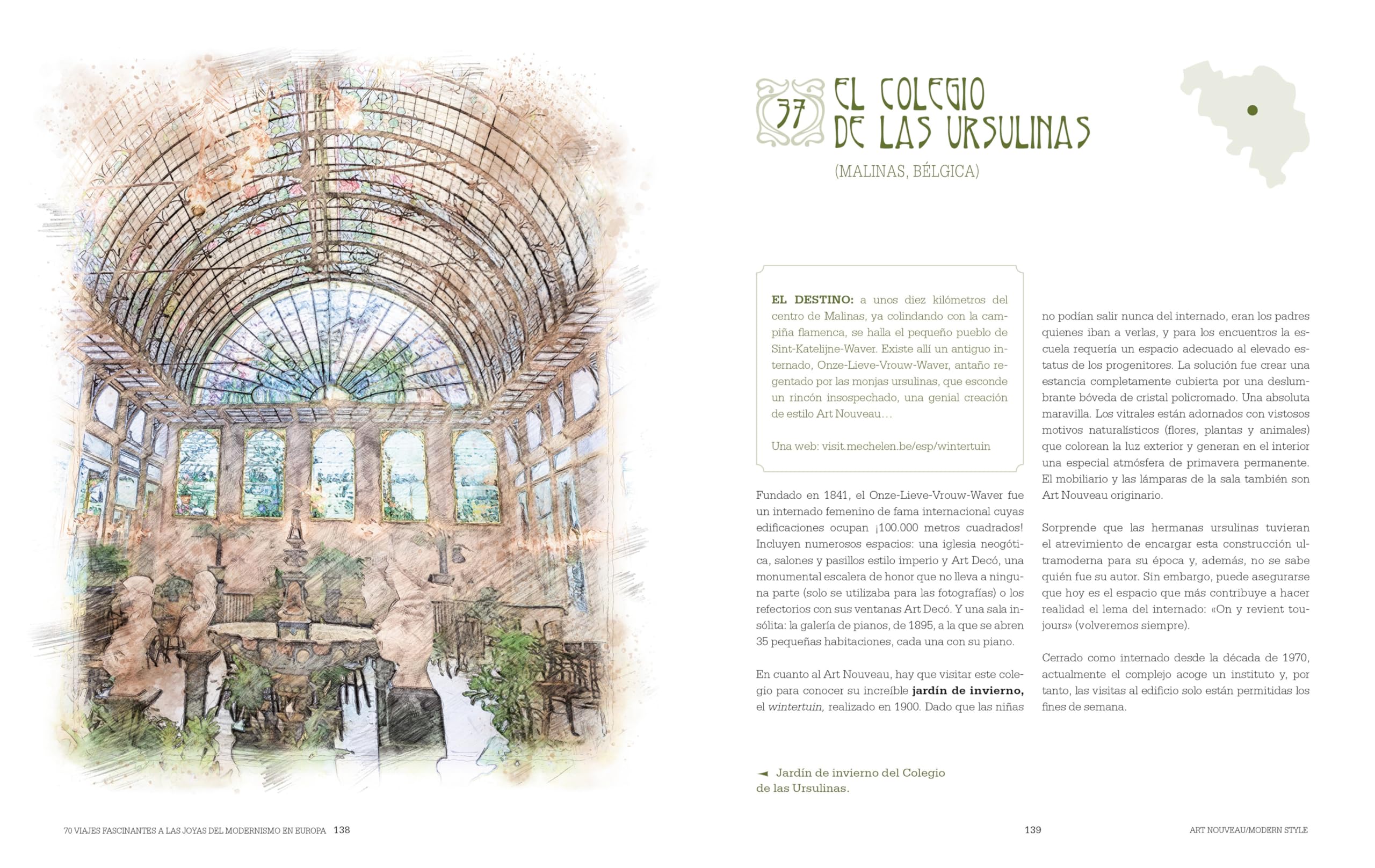 70 Viajes fascinantes a las joyas del modernismo en Europa (Guías Singulares)