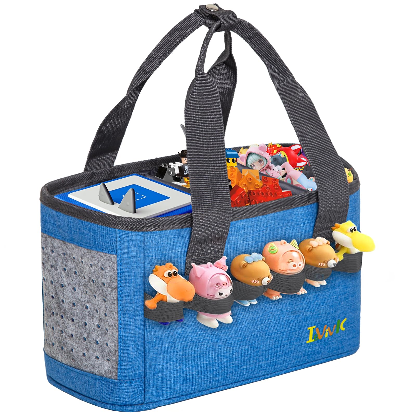 IBVIVIC Carrying Case Compatible with Tonies Box, Storage Bag for Toniebox Starter Set, Cute Tonie Storage Bag Home and Outdoor Carrying Case