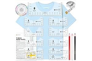 17Pcs T-Shirt Ruler Guide Set