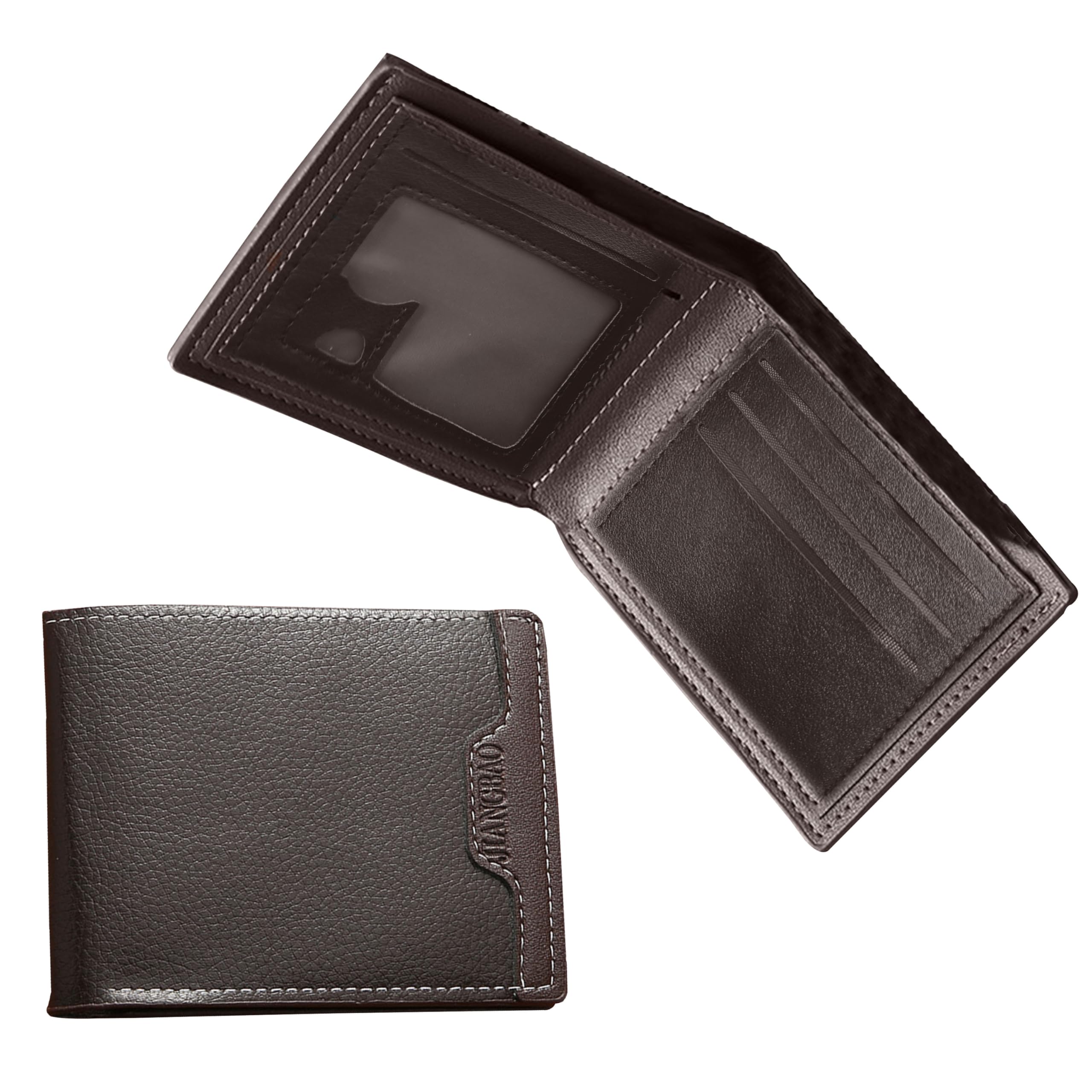 Mens Wallets: Slim Wallets for Men with Cardholder and Money Organizer (DMFP389)-image-31