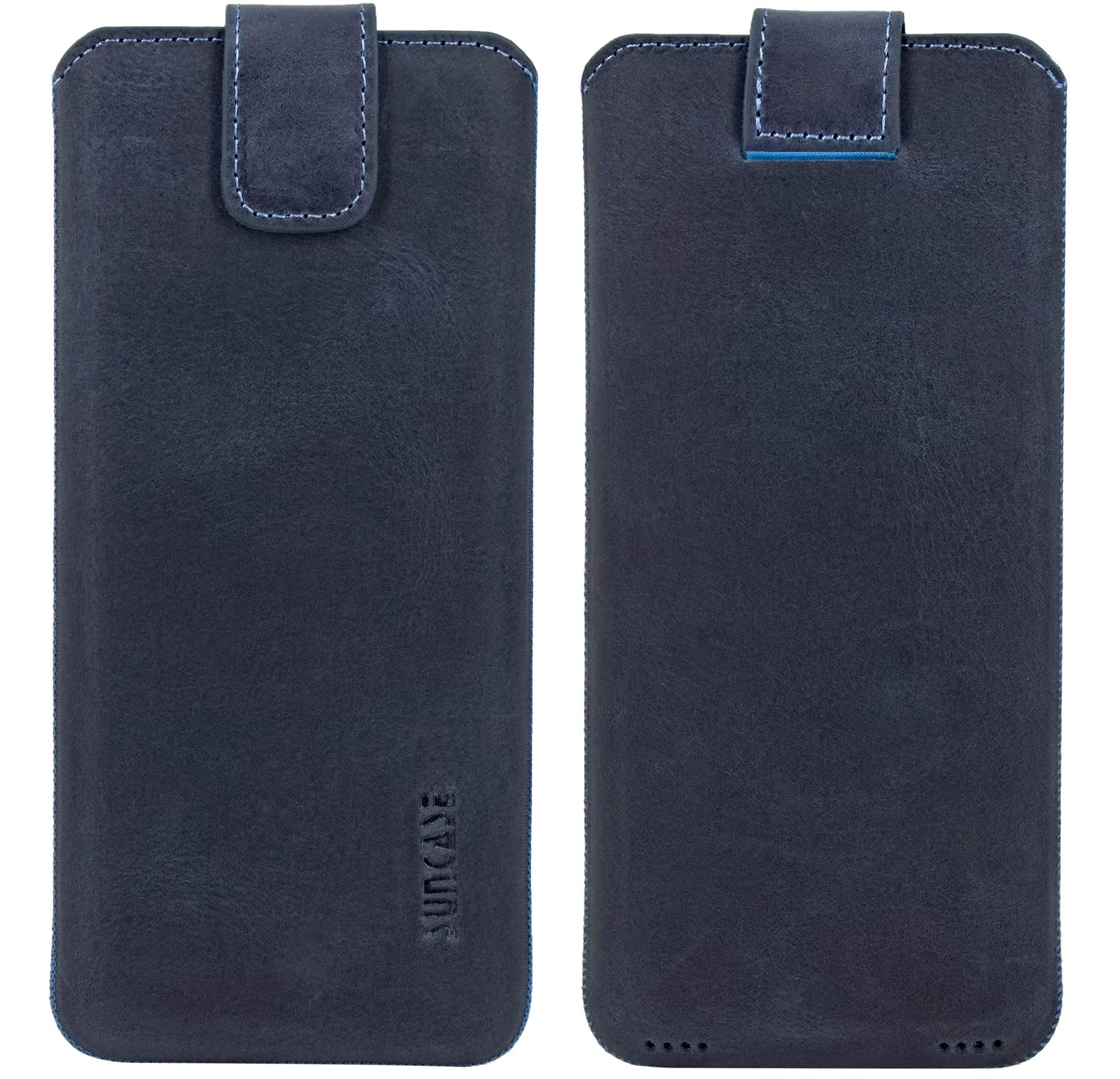 Avizar, custodia in ecopelle con funzione stand per Google Pixel 7 Pro, nero