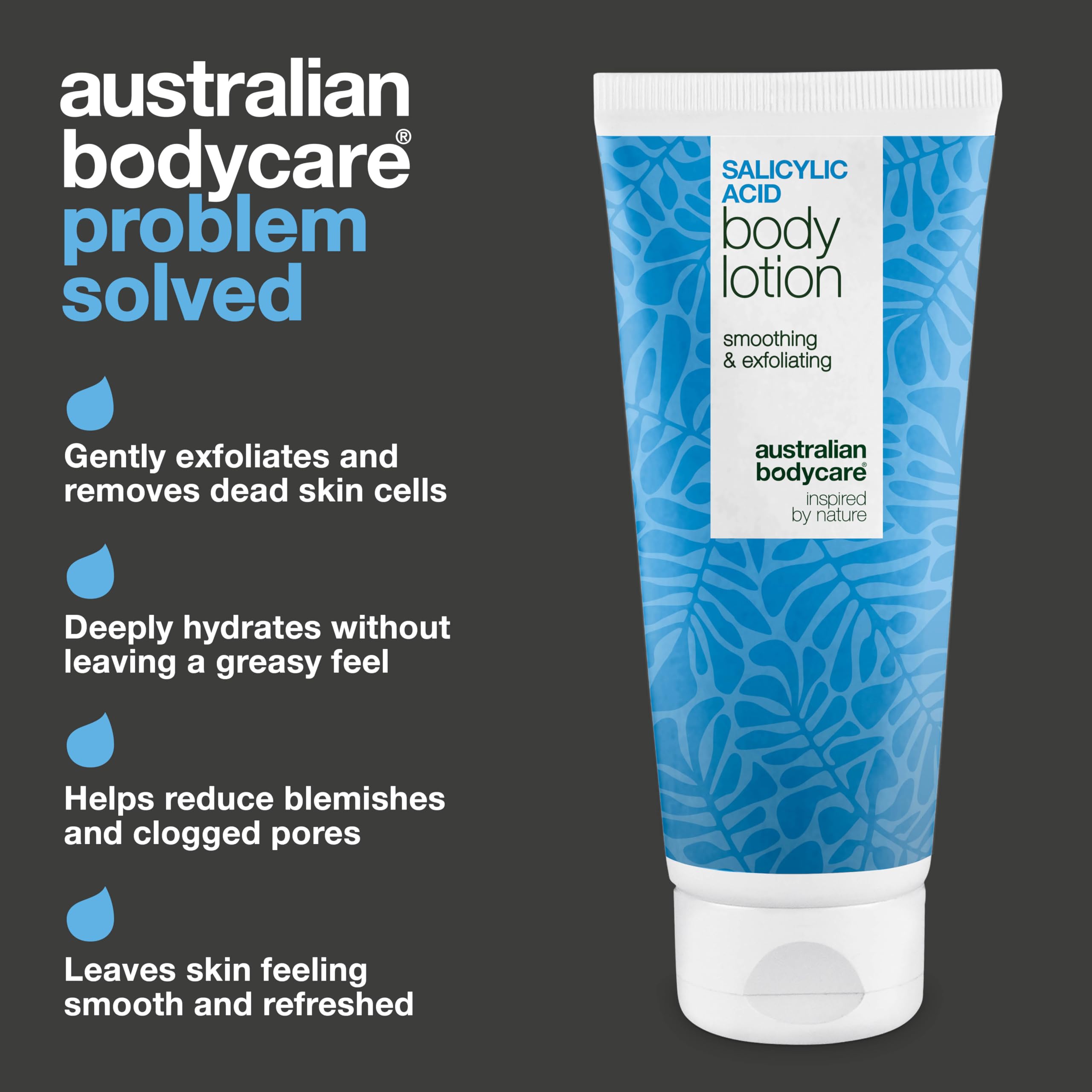 Body lotion with salicylic acid 200 ml, fights blemishes, dry and oily skin. With BHA, niacinamide - Image 3