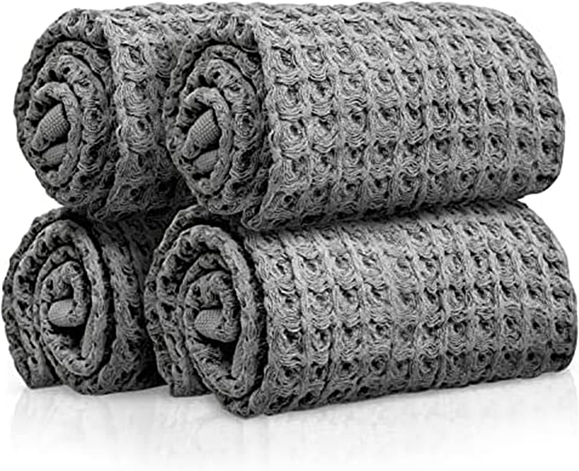 Silverthread Wash Cloth 4-Pack Grey