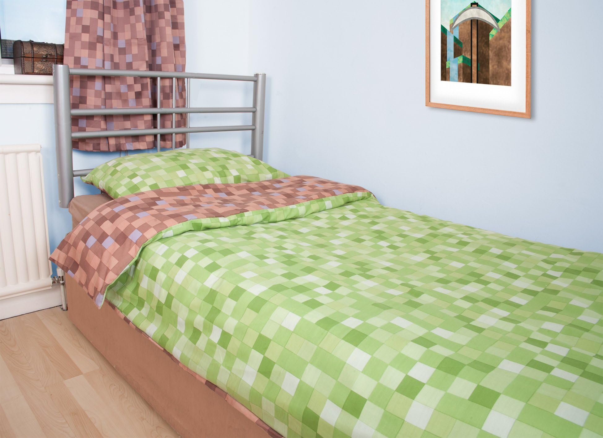 John Aird Pixel Duvet Cover With Pillow Case (Double)