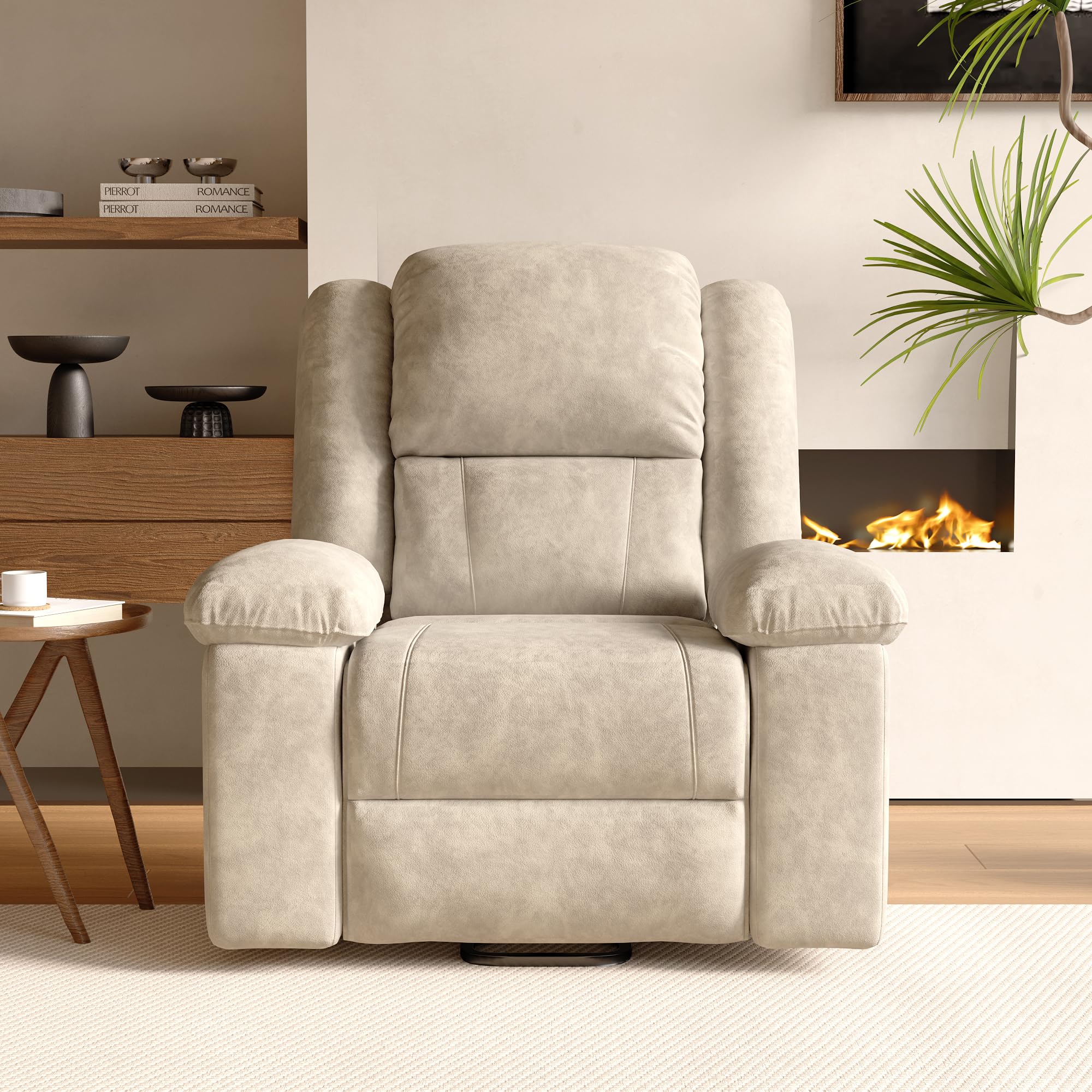 Sillon Relax reclinable electrico, Sillon Masaje Relax, Massage Chair, con 8 Zonas de Masaje potentes y 2 Puntos de Calor, Silla eléctrica con Bolsillos Laterales (marrón)