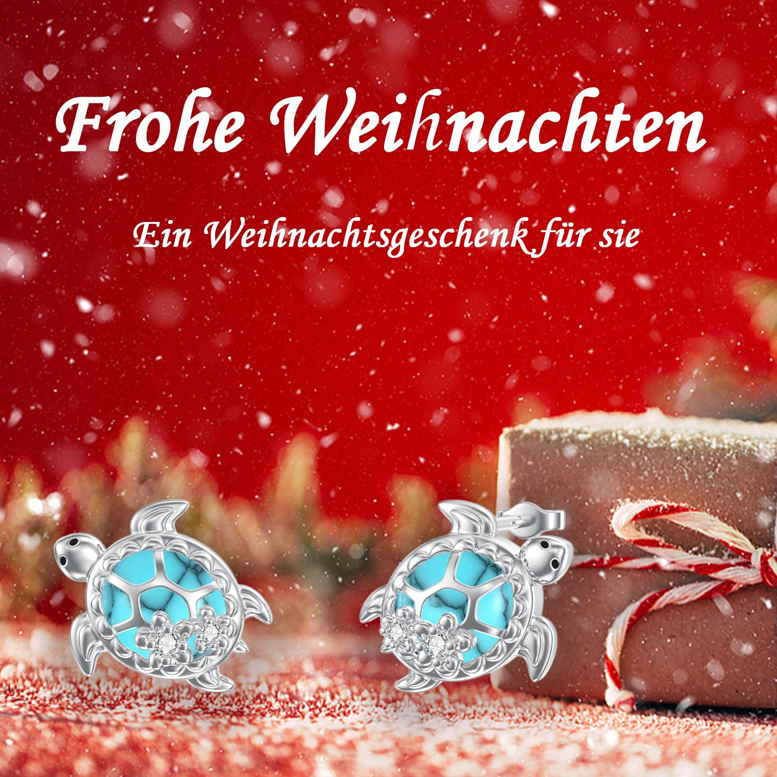 Schildkröte Ohrstecker 925 Sterling Silber Schildkröte Ohrringe Schmuck Ohrstecker Meerestier Ohrringe Weihnachten Halloween Ostern Muttertag Geburtstag Schmuck Geschenke für Damen