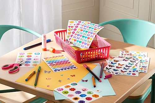 Miniatura 6 de American Greetings 867 calcomanías a granel para niños, mariposas y flores