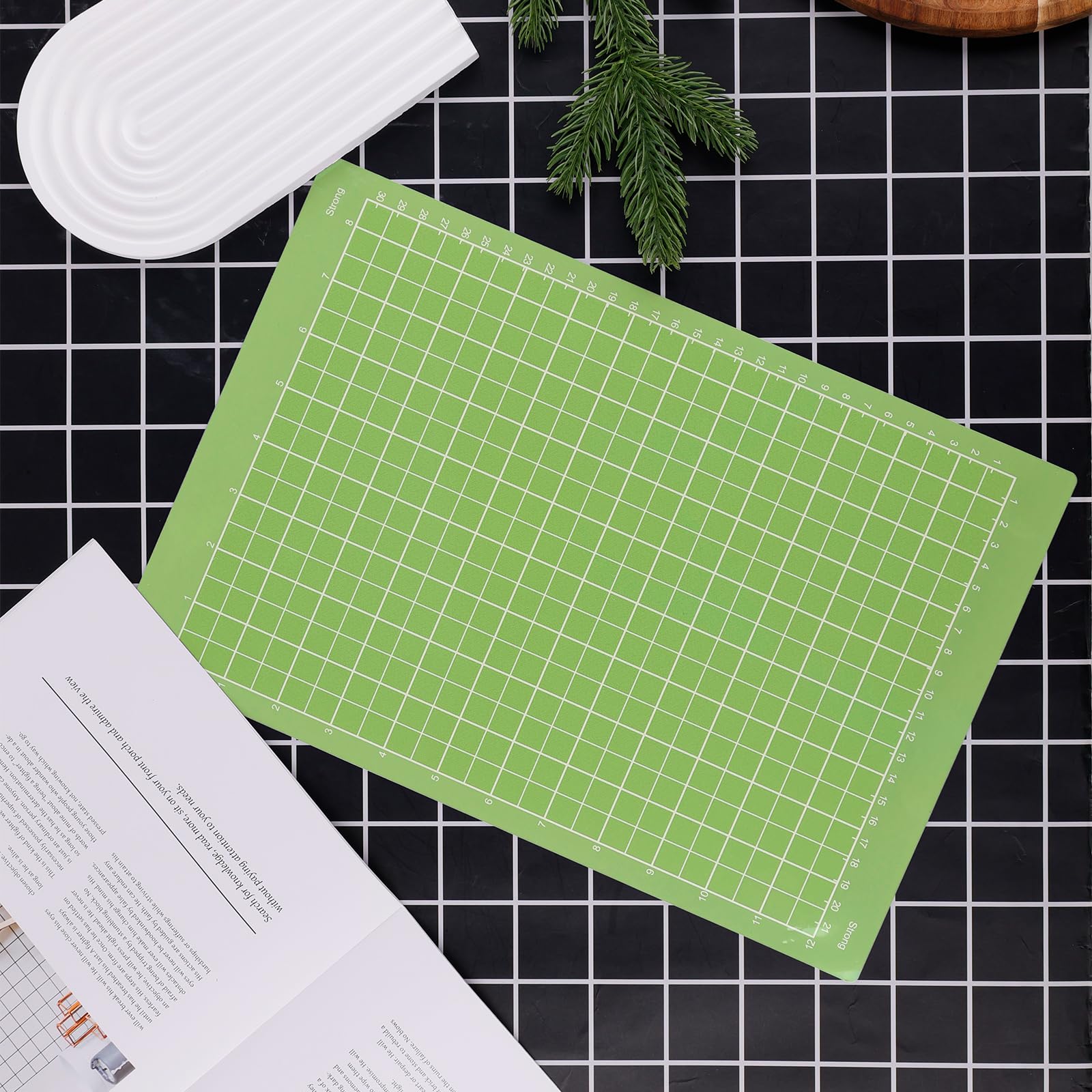 21,6 x 30cm Schneidematte für Cricut Joy Xtra (StandardGrip), 3 Stück Selbstklebend Schneidematten Wiederverwendbar Standard Grip Maschinenmatte Kompatibel mit Cricut Joy Extra Zubehör (Grün)
