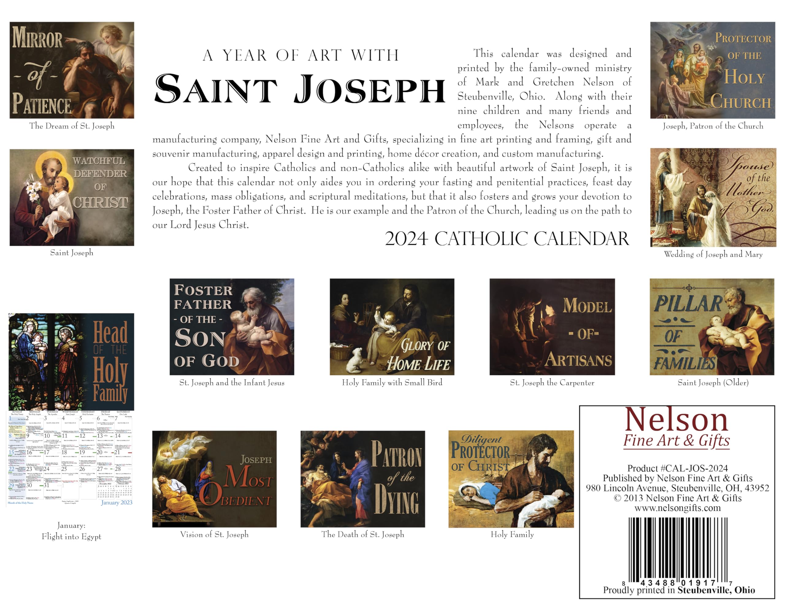 Amazon.com: Catholic Liturgical Calendar 2024: Saint Joseph : Office  Products