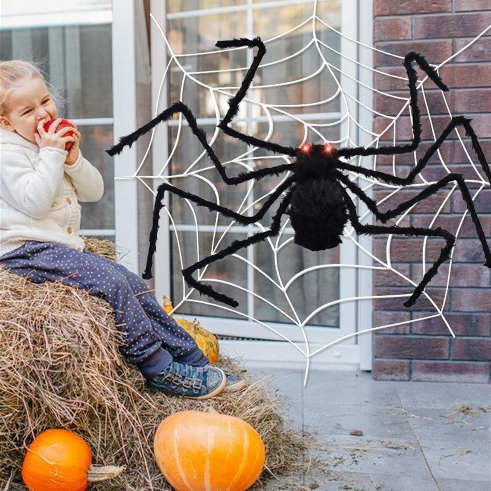 Grote Spin Halloween Griezelige Crawly Eetbare Halloween-spinnen Stock Foto  - Image Of Halloween Spider Grote Spin, image size:1601x1601
