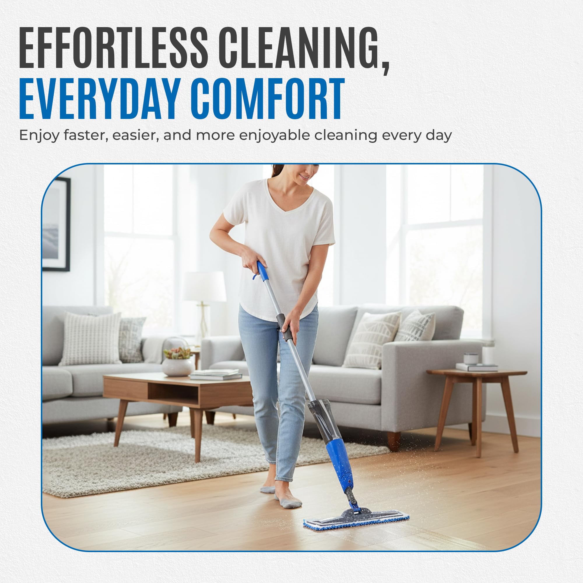 Dr. Schutz® SprayMop - Set di tergicristalli + spazzolone + flacone vuoto