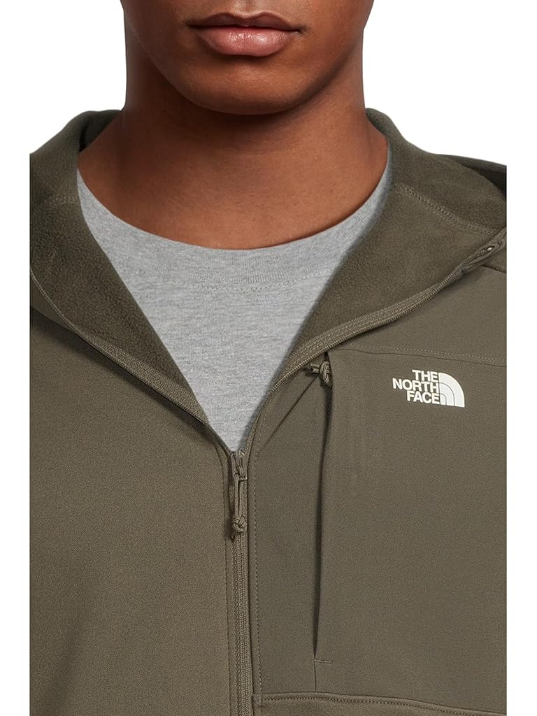 Brown The North Face TNF Performance Fleece Full Zip Hoodie