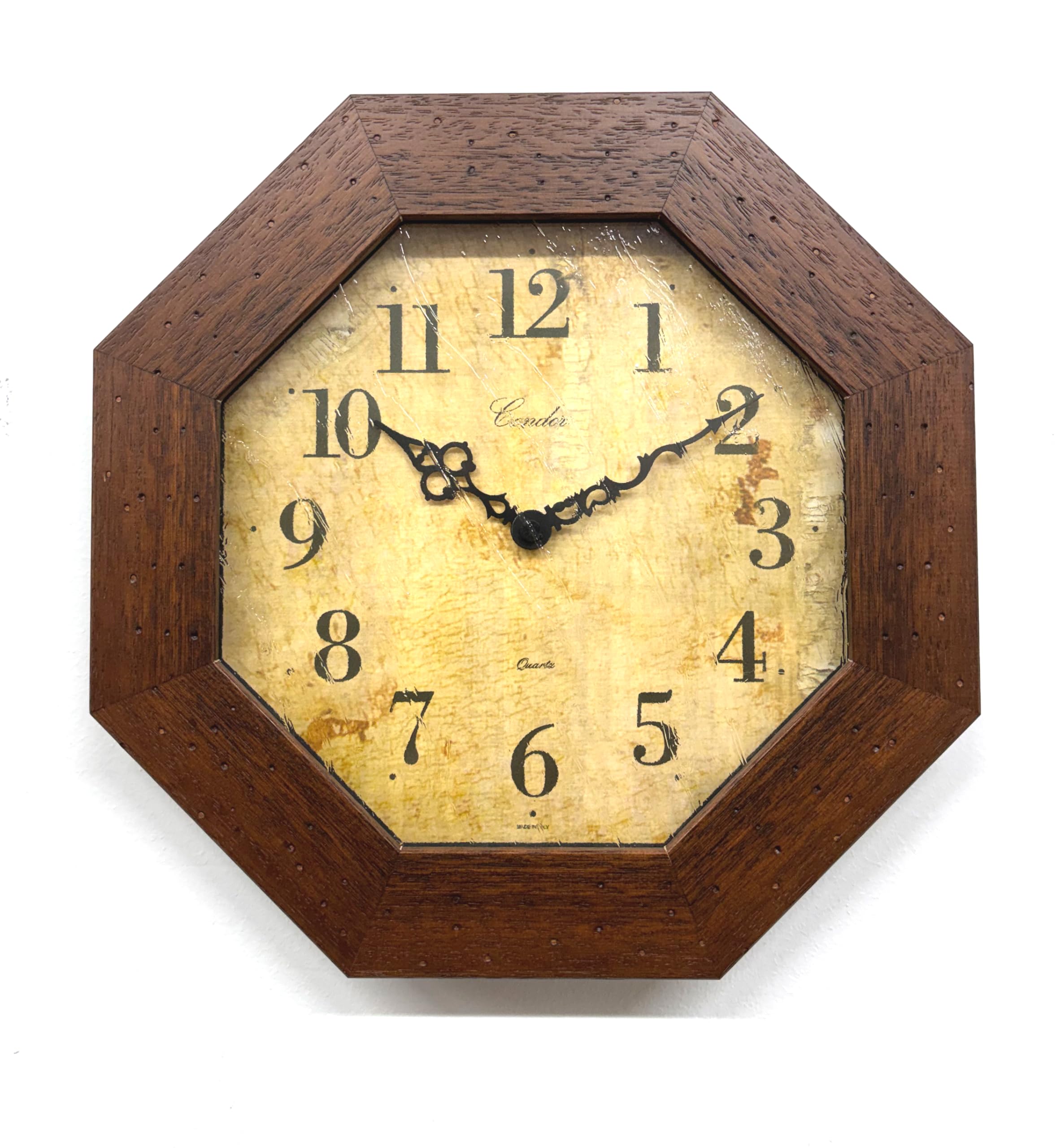 Reloj de Pared Madera Clásico, 30 cm de Diámetro
