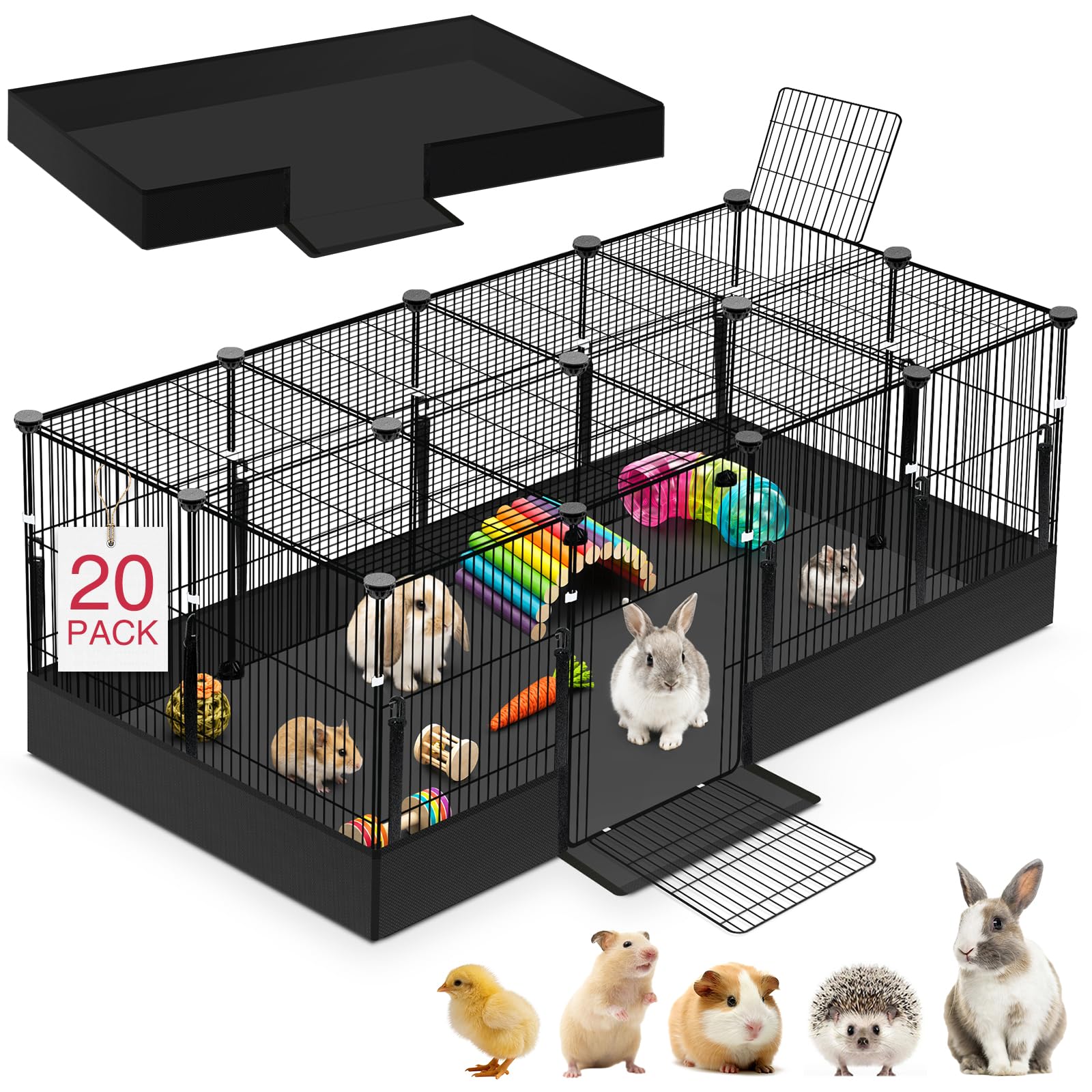 VISCOO Pet Playpen - Safe & Customizable for Small Animals -10 VISCOO Pet Playpen - Safe & Customizable for Small Animals -10