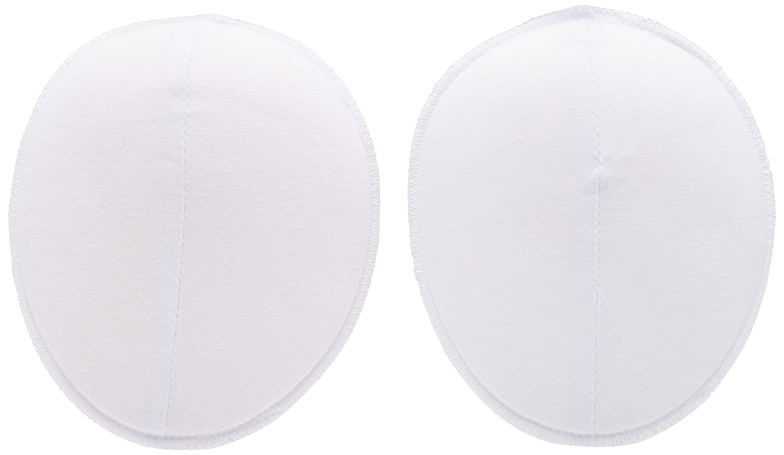 Hemline Shoulder Pad, White, Small 13x12cm